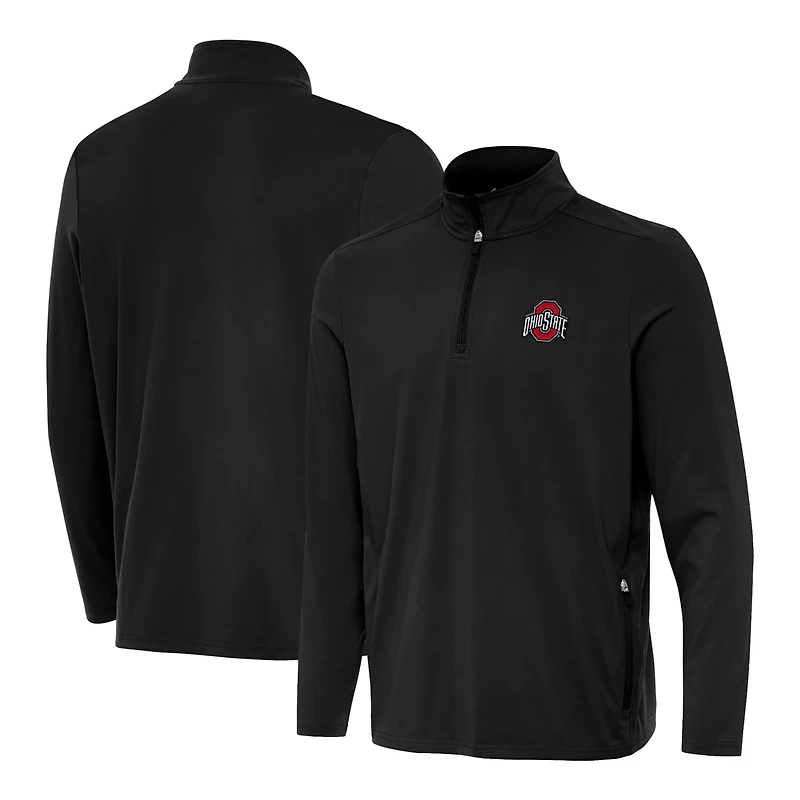 Antigua Ohio State Buckeyes Perilous Quarter-Zip Top