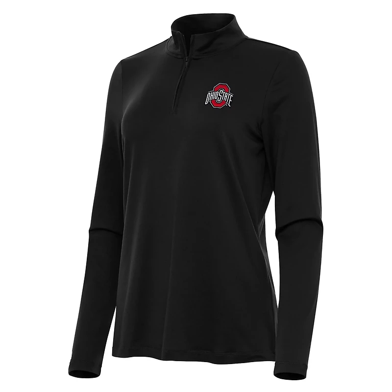Antigua Ohio State Buckeyes Reprocess Quarter-Zip Top