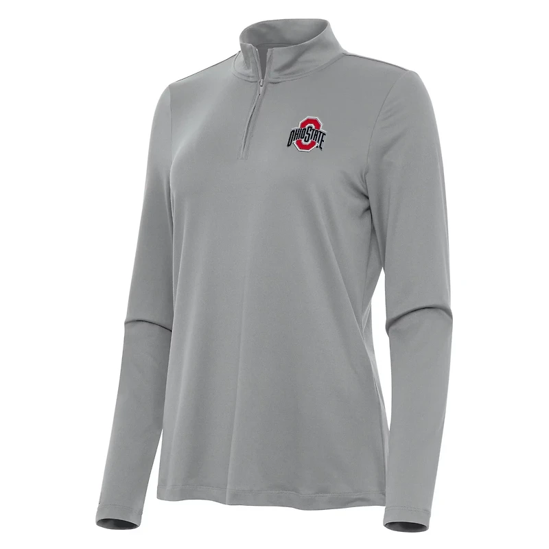 Antigua Ohio State Buckeyes Reprocess Quarter-Zip Top