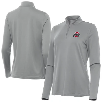 Antigua Ohio State Buckeyes Reprocess Quarter-Zip Top