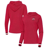 Antigua Ohio State Buckeyes Trek Pullover Hoodie