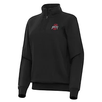 Antigua Ohio State Buckeyes Victory Quarter-Zip Sweatshirt