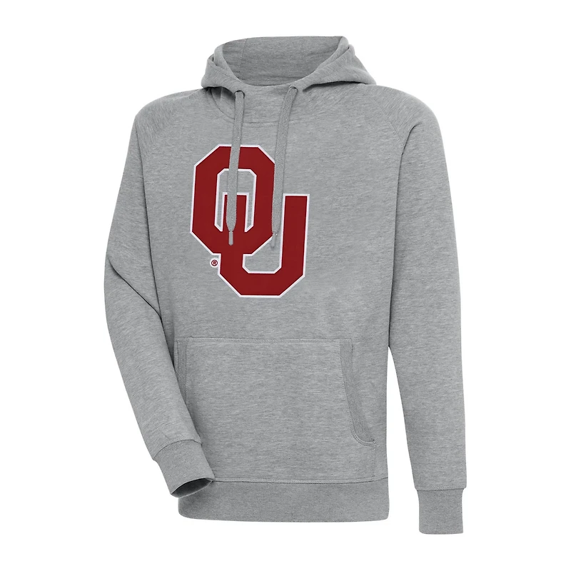 Antigua Oklahoma Sooners Big  Tall Victory Pullover Hoodie