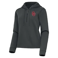 Antigua Oklahoma Sooners Contemporary Quarter-Zip Hoodie