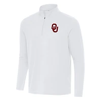 Antigua Oklahoma Sooners Intent Quarter-Zip Top