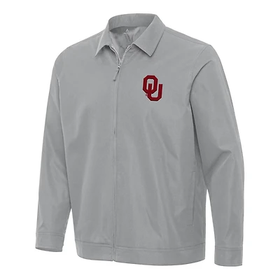 Antigua Oklahoma Sooners Pivot Full-Zip Jacket