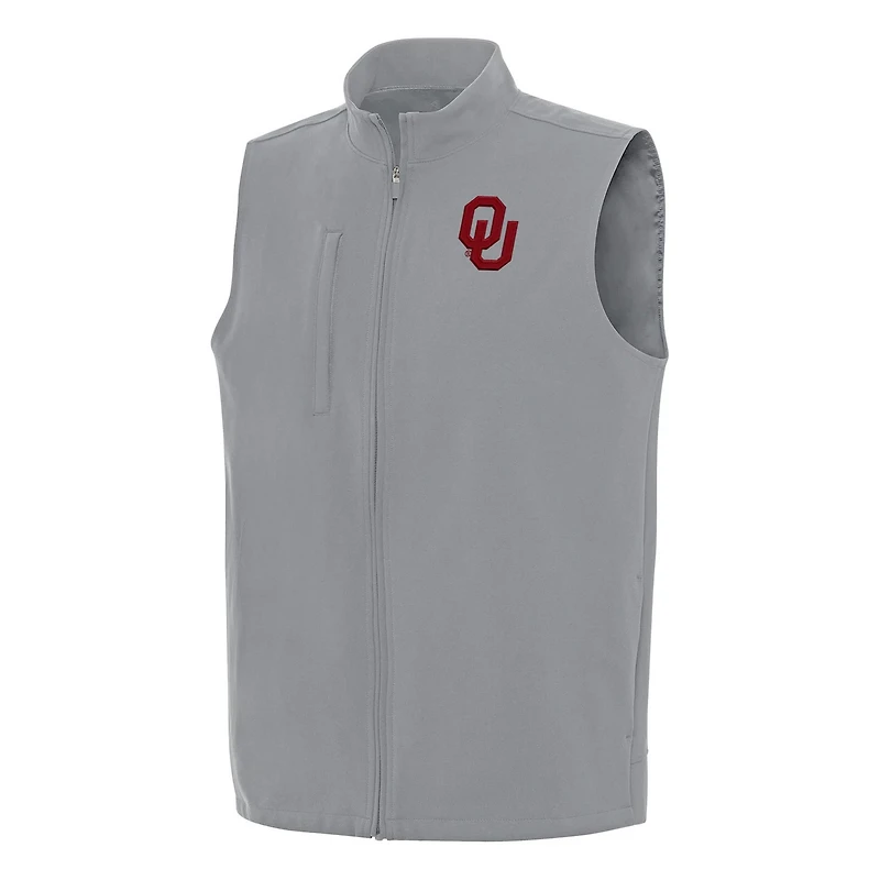 Antigua Oklahoma Sooners Regard Full-Zip Vest