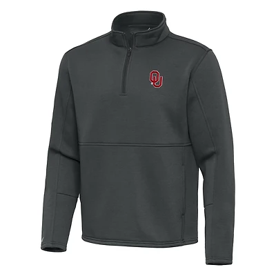 Antigua Oklahoma Sooners Twist Quarter-Zip Pullover Jacket