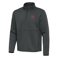 Antigua Oklahoma Sooners Twist Quarter-Zip Pullover Jacket