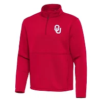 Antigua Oklahoma Sooners Twist Quarter-Zip Pullover Jacket