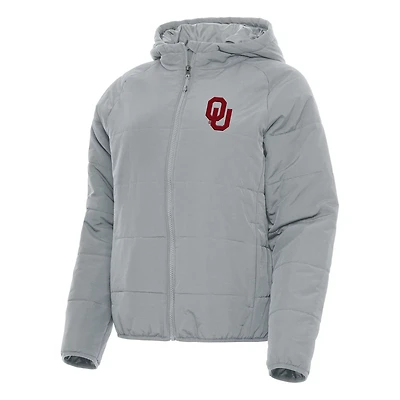 Antigua Oklahoma Sooners Universe Full-Zip Puffer Jacket