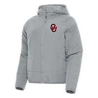 Antigua Oklahoma Sooners Universe Full-Zip Puffer Jacket