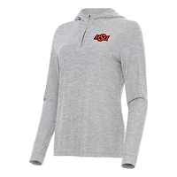 Antigua Oklahoma State Cowboys Daybreak Quarter-Zip Hoodie