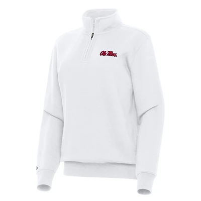 Antigua Ole Miss Rebels Victory Quarter-Zip Sweatshirt