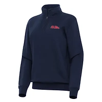 Antigua Ole Miss Rebels Victory Quarter-Zip Sweatshirt