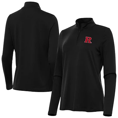 Antigua Rutgers Scarlet Knights Reprocess Quarter-Zip Top