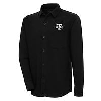 Antigua Texas AM Aggies Steamer Button-Up Shacket
