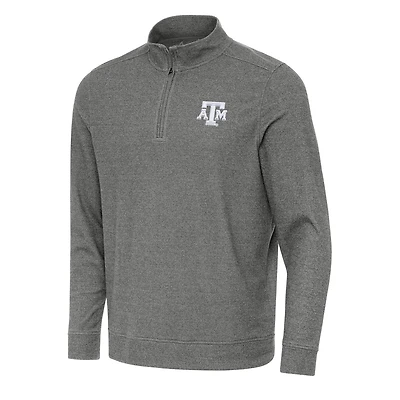 Antigua Texas AM Aggies Subtle Quarter-Zip Sweatshirt