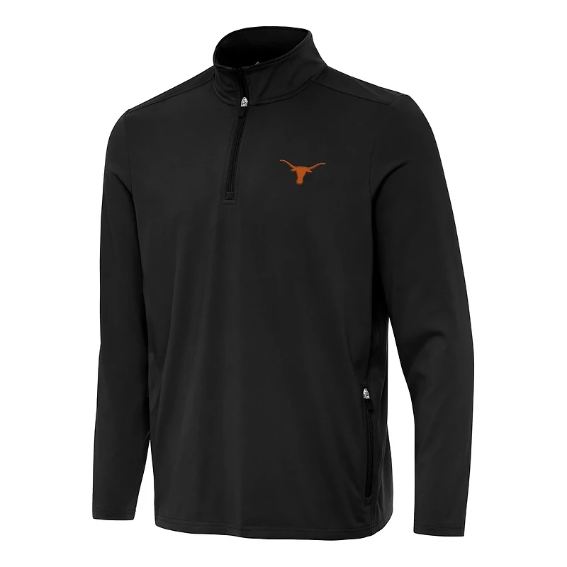 Antigua Texas Longhorns Perilous Quarter-Zip Sweatshirt