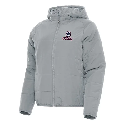 Antigua UConn Huskies Universe Full-Zip Puffer Jacket