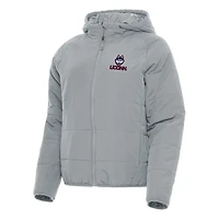 Antigua UConn Huskies Universe Full-Zip Puffer Jacket