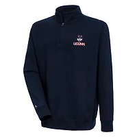 Antigua UConn Huskies Victory Quarter-Zip Pullover Top