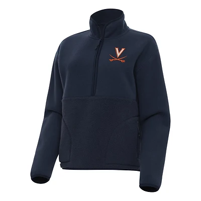 Antigua Virginia Cavaliers Figure Half-Zip Pullover Sweatshirt