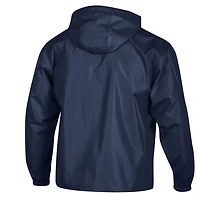 Champion Michigan Wolverines Packable Hooded Windbreaker Half-Zip Jacket