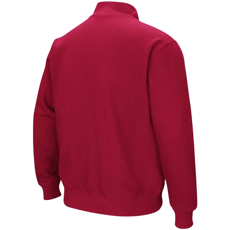 Colosseum Alabama Tide Big  Tall Tortugas Quarter-Zip Jacket