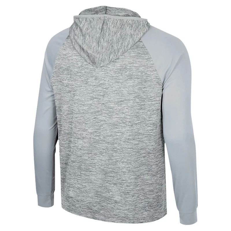 Colosseum Arizona Wildcats Cybernetic Raglan Quarter-Zip Hooded Top