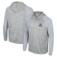 Colosseum Arizona Wildcats Cybernetic Raglan Quarter-Zip Hooded Top