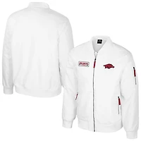 Colosseum Arkansas Razorbacks Rabbit Full-Zip Bomber Jacket