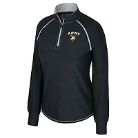 Colosseum Army Knights Bikram Raglan Quarter-Zip Top
