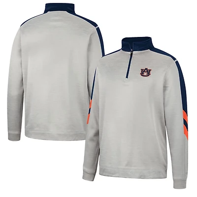 Colosseum Auburn Tigers Bushwood Fleece Quarter-Zip Jacket