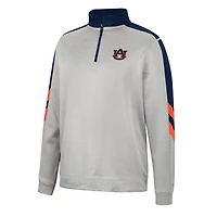 Colosseum Auburn Tigers Bushwood Fleece Quarter-Zip Jacket