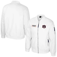 Colosseum Auburn Tigers Rabbit Full-Zip Bomber Jacket