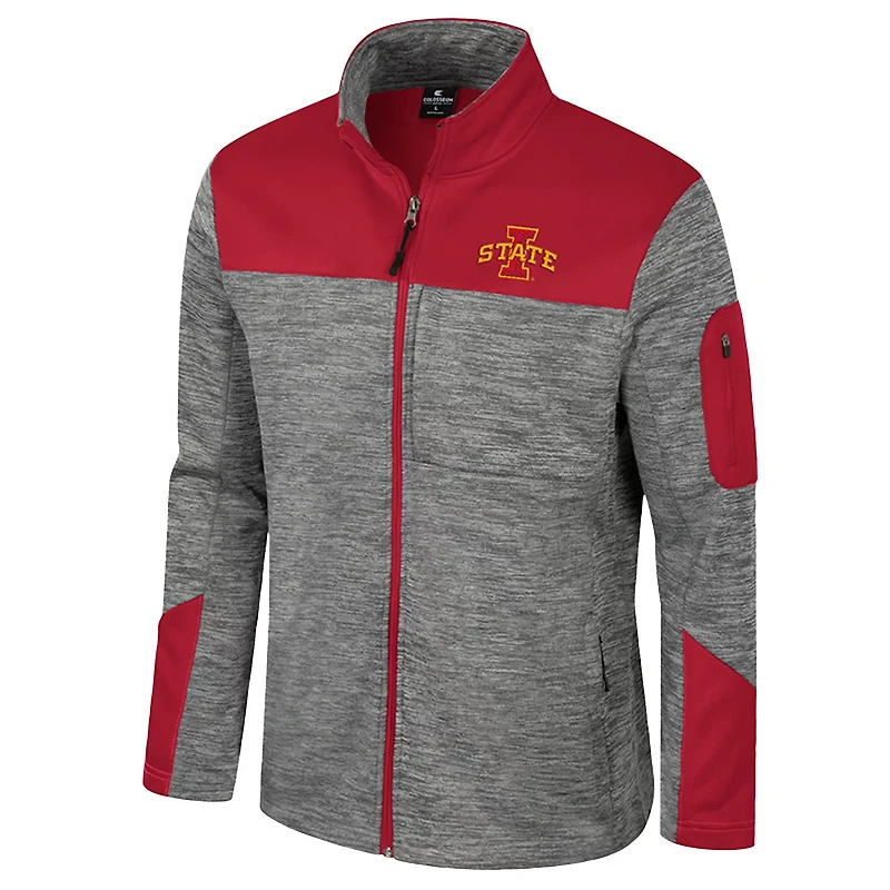 Colosseum Cardinal Iowa State Cyclones Guard Full-Zip Jacket