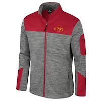 Colosseum Cardinal Iowa State Cyclones Guard Full-Zip Jacket