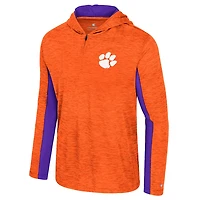 Colosseum Clemson Tigers Always Sunny Quarter-Zip Hoodie