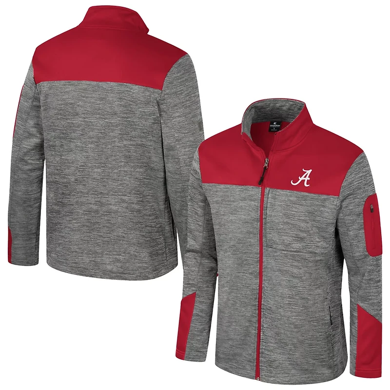 Colosseum Crimson Alabama Tide Guard Full-Zip Jacket