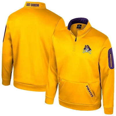 Colosseum ECU Pirates Mainframe Fleece Quarter-Zip Jacket