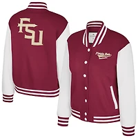 Colosseum Florida State Seminoles French Baguette Full Snap Fleece Jacket