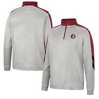Colosseum Garnet Florida State Seminoles Bushwood Fleece Quarter-Zip Jacket