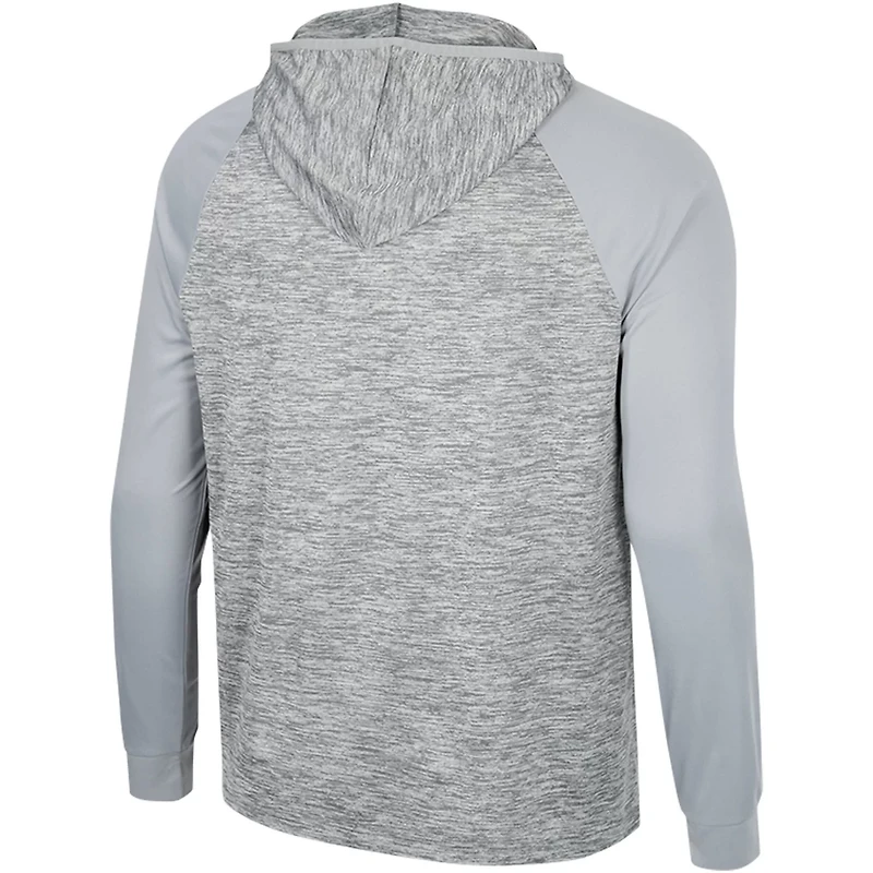 Colosseum Houston Cougars Cybernetic Raglan Quarter-Zip Hooded Top