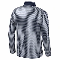 Colosseum Illinois Fighting Illini Striped Quarter-Zip Top