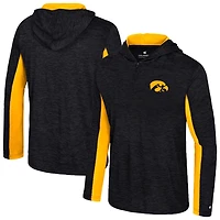 Colosseum Iowa Hawkeyes Always Sunny Quarter-Zip Hoodie