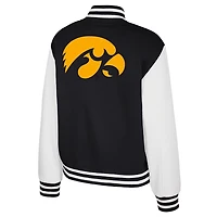 Colosseum Iowa Hawkeyes French Baguette Full Snap Fleece Jacket