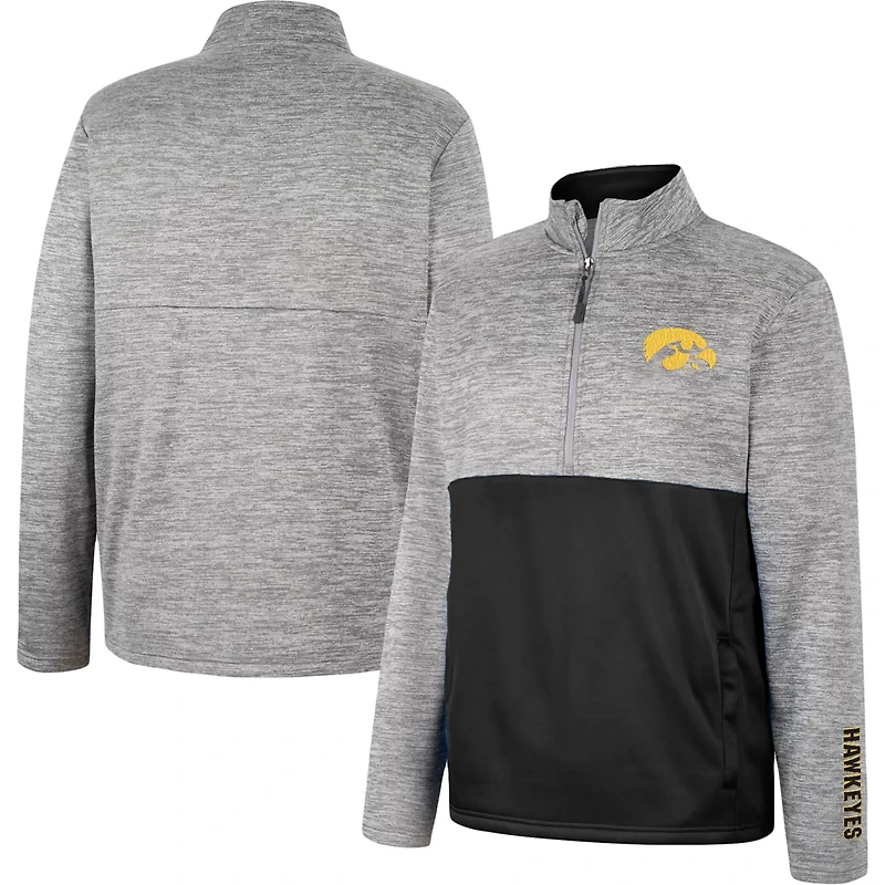 Colosseum Iowa Hawkeyes John Half-Zip Jacket