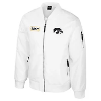 Colosseum Iowa Hawkeyes Rabbit Full-Zip Bomber Jacket