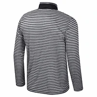 Colosseum Iowa Hawkeyes Striped Quarter-Zip Top